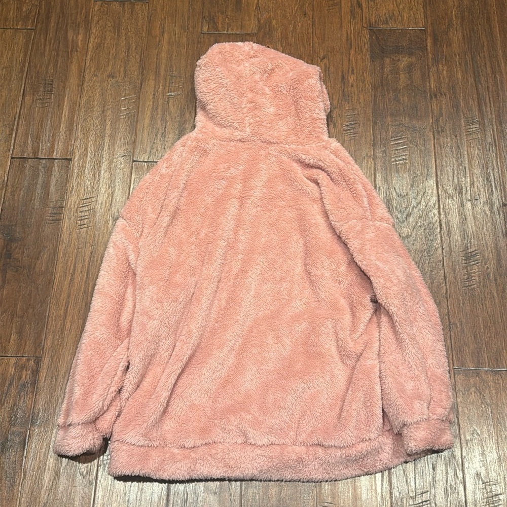 NWT! 1X Pink Women’s Hooded Sweater - Picture 6 of 7